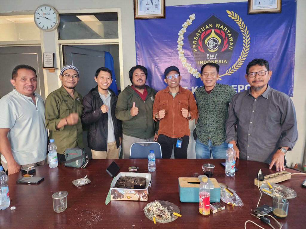 LTN NU Depok Sowan ke PWI, Apresiasi Dukungan Pemberitaan Kegiatan Keumatan