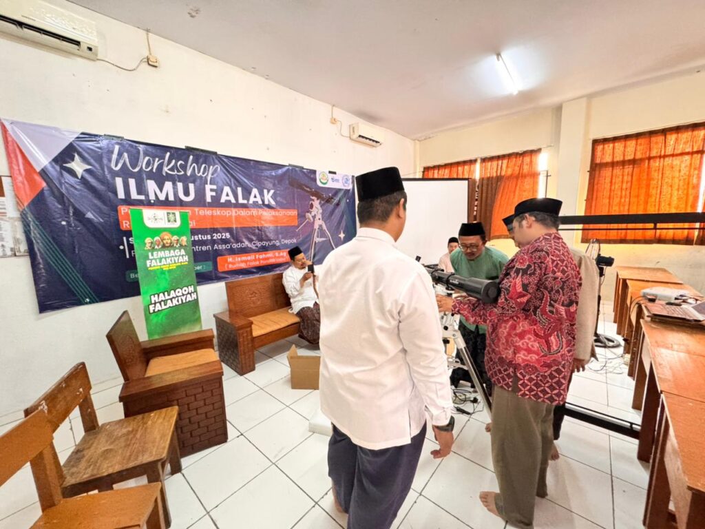 LFNU Kota Depok Gelar Workshop Ilmu Falak Bersama Pesantren Assa’adah dan Rumah Falak Pondok Labu